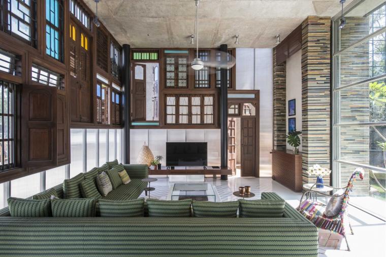 印度马哈拉施特拉邦拼贴别墅-29