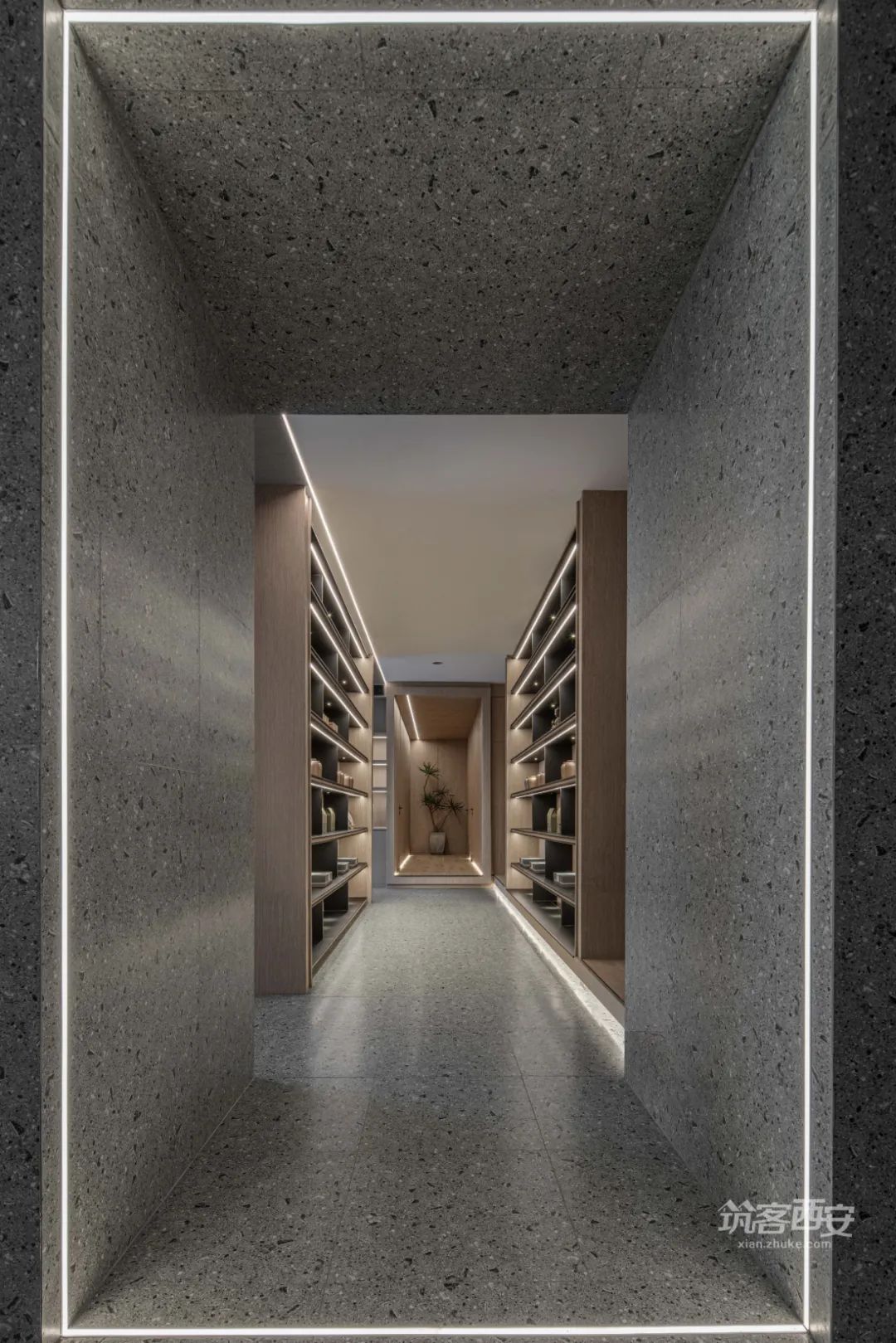 观想设计·蔡飞 | 西安茶空间 | 新旧融合,静谧清雅的茶文化体验-21