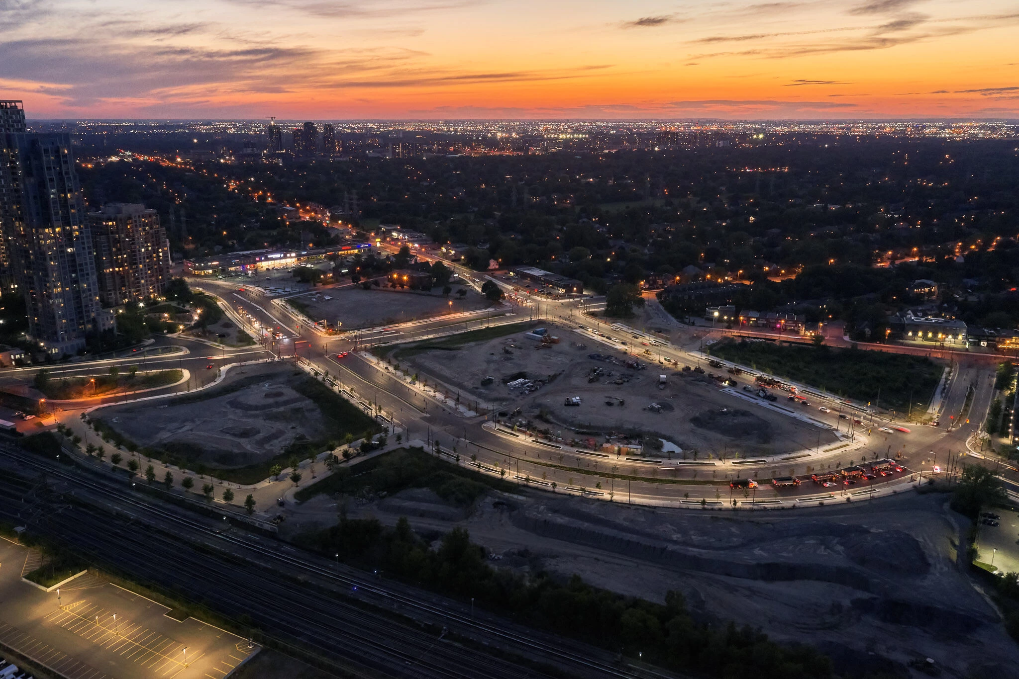 Six Points Interchange Construction-20
