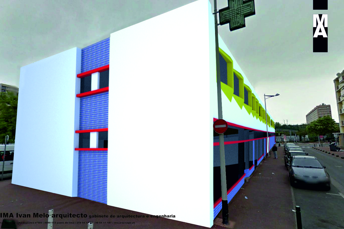 南特雷商业商店与学生住宅的现代设计-9