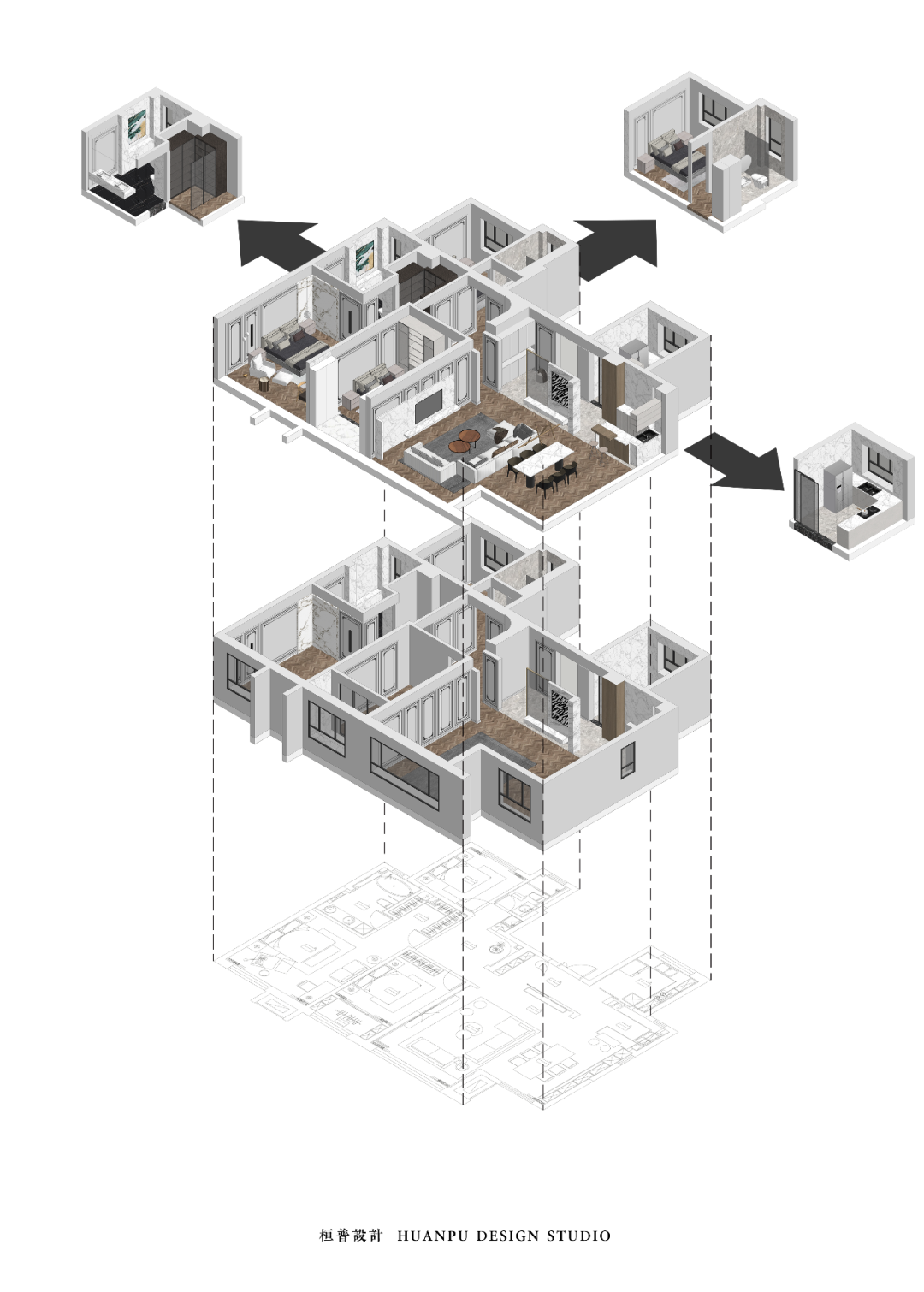 现代法式浪漫满屋丨中国银川丨深圳.桓普设计-32