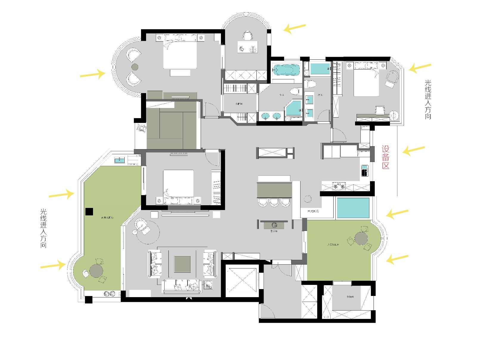 253㎡轻北欧 观境设计-0