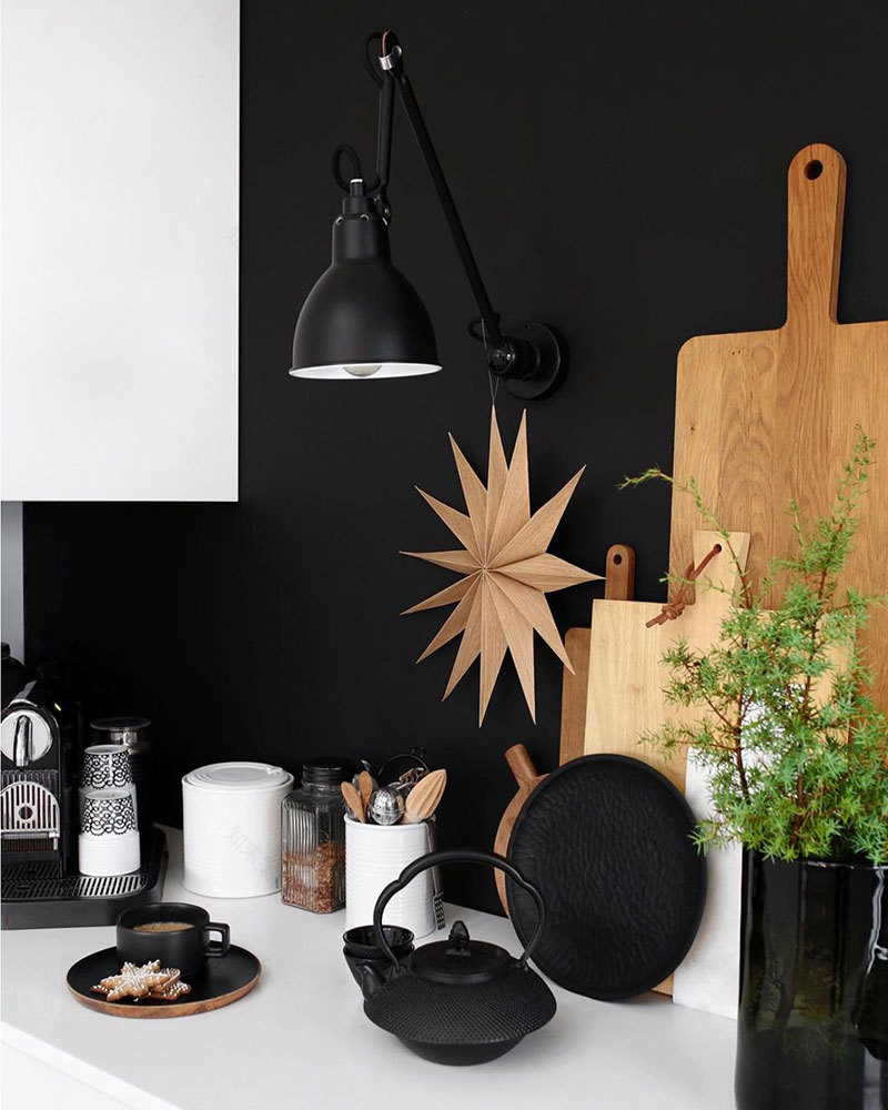 黑色魅力 | 挪威现代乡村风格的圣诞装饰-12