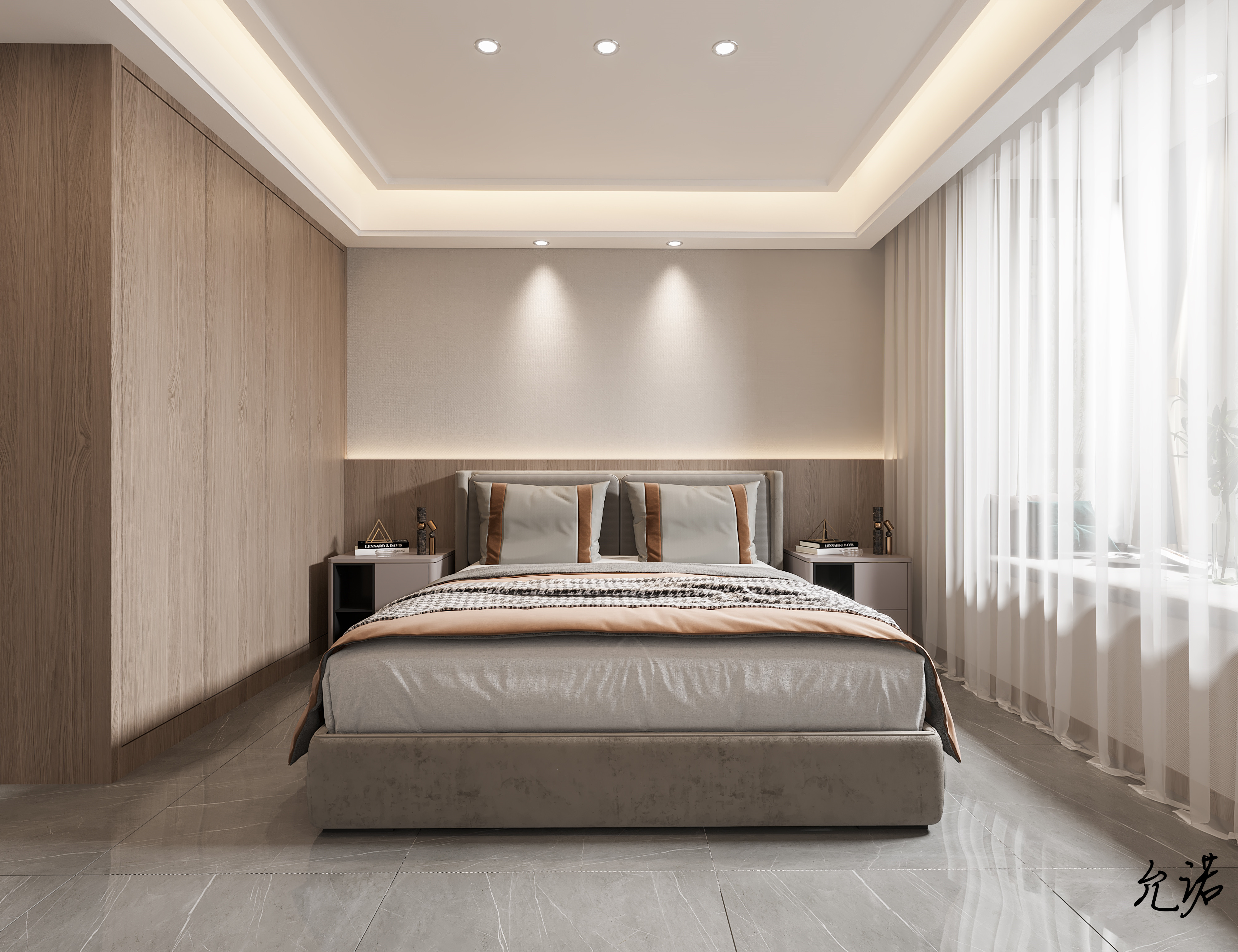 简约舒适的现代家居设计丨星夜设计表现-10