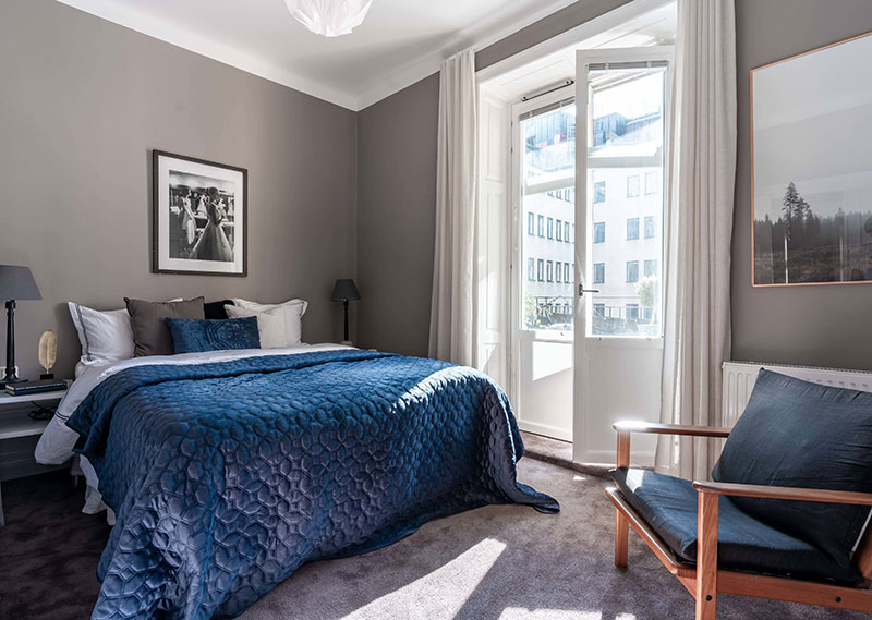 斯德哥尔摩历史建筑中的温馨一居室-15