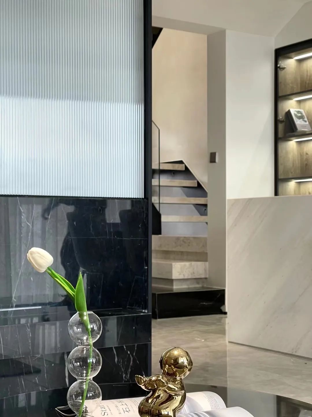 苏州吴江天铂华庭极简黑白灰空间设计丨中国苏州丨不止设计-14