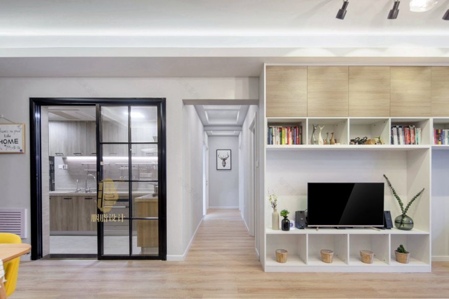 广州亚运城 121 平米北欧风之家 | 原木与色彩的美丽碰撞-27