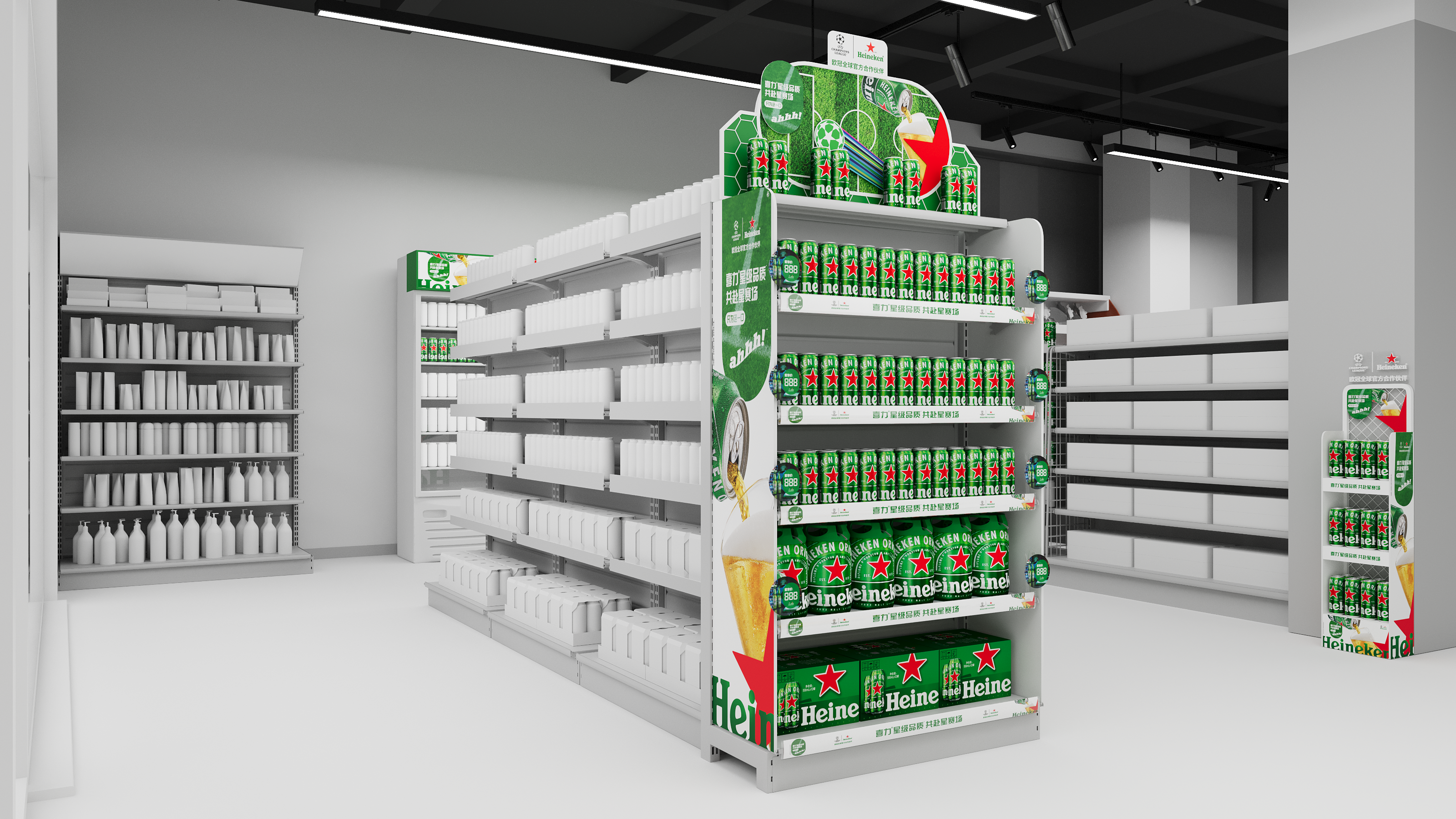 喜力2024年欧洲冠军联赛终端宣传物料设计-18