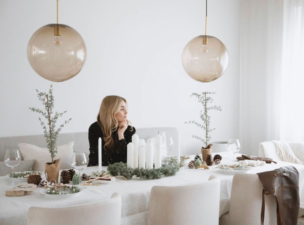 乌克兰新年餐桌设计 | 从奢华派对到雪白装饰-9