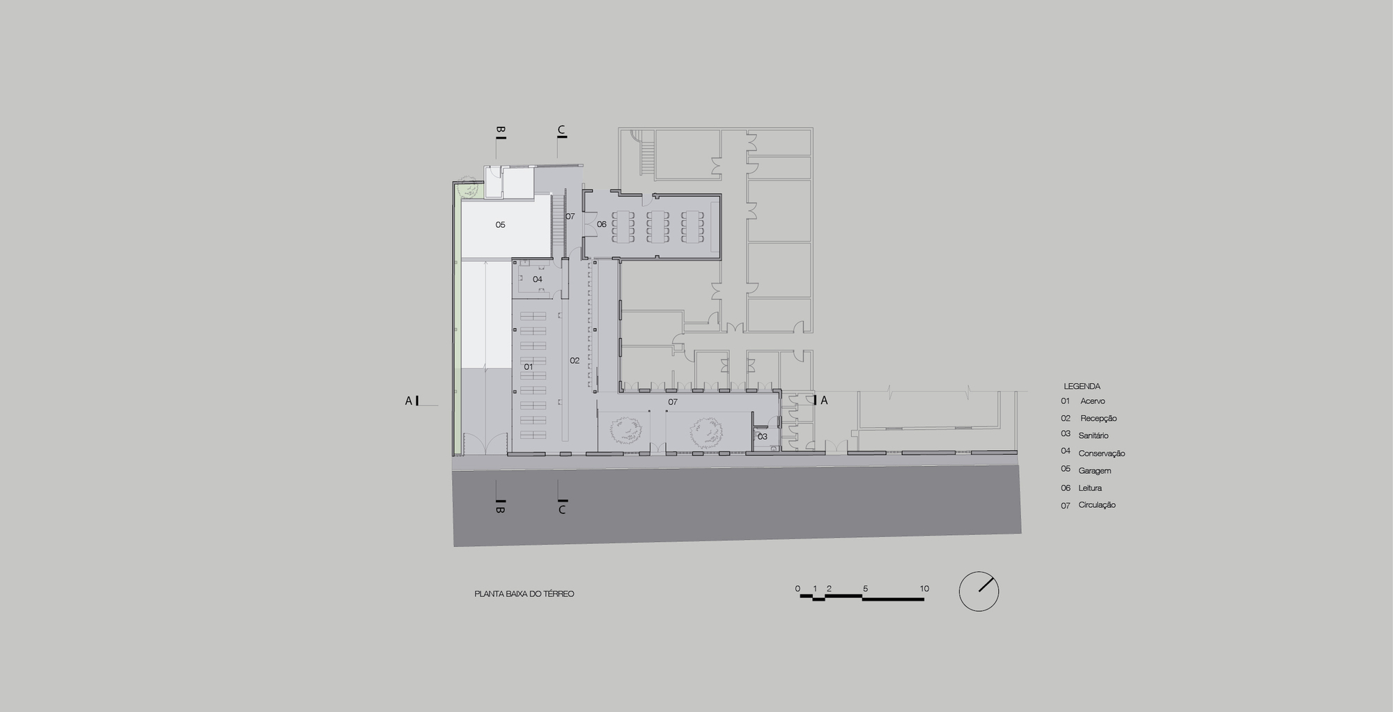 重塑城市街景的巴西 Diocesan Archive 别墅改造-23