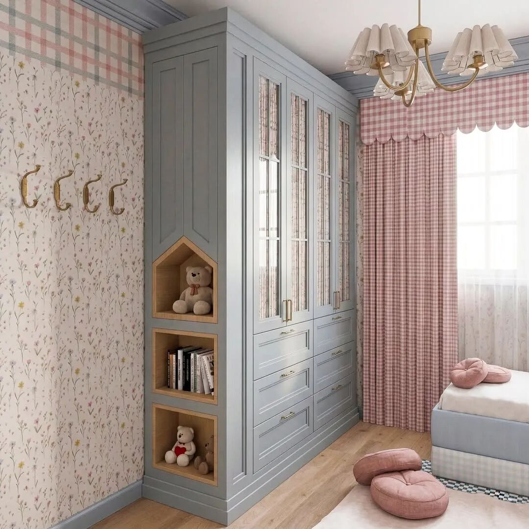 30款儿童房衣柜定制案例丨中国唐山丨业之峰-5