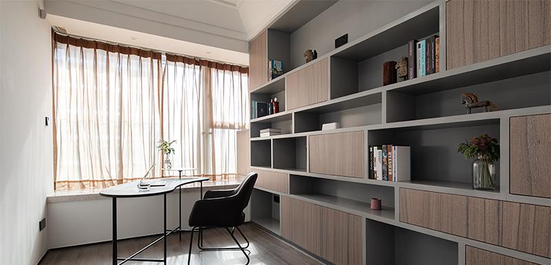 理想生活平层设计 | 温馨简约，原木与灰白的灵动空间-4