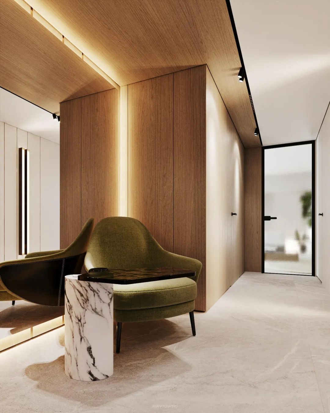 波兰罗兹 Złotno Apartment 室内设计丨hilight.design-51