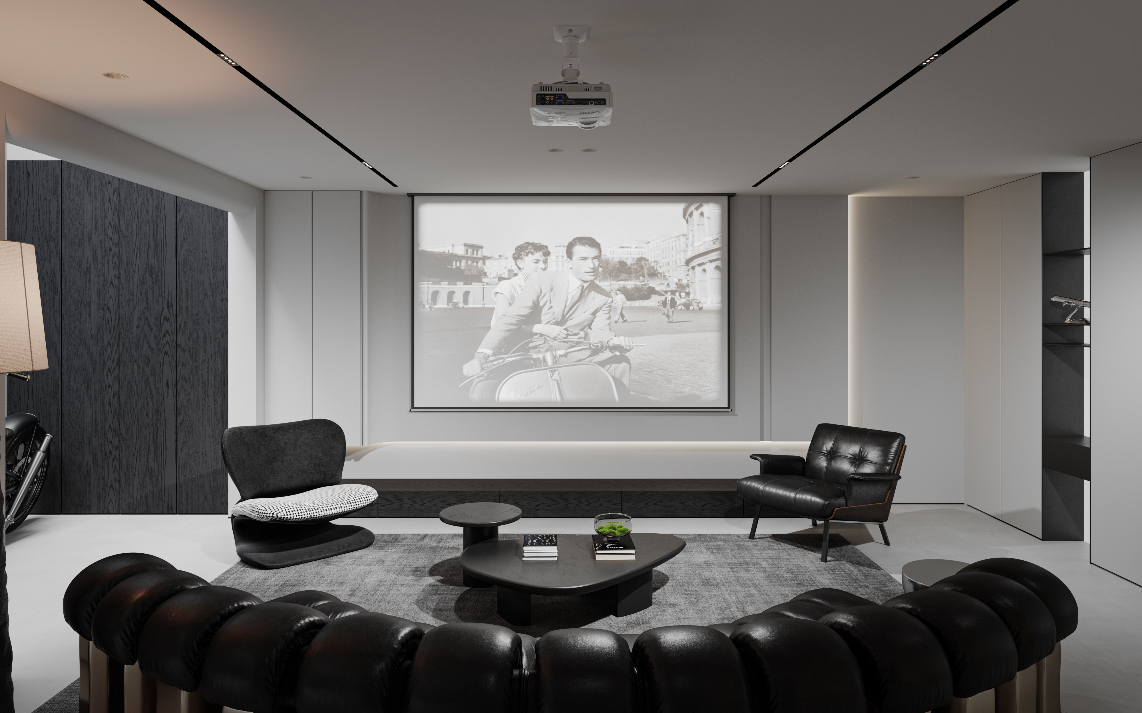 现代风地下室设计-1