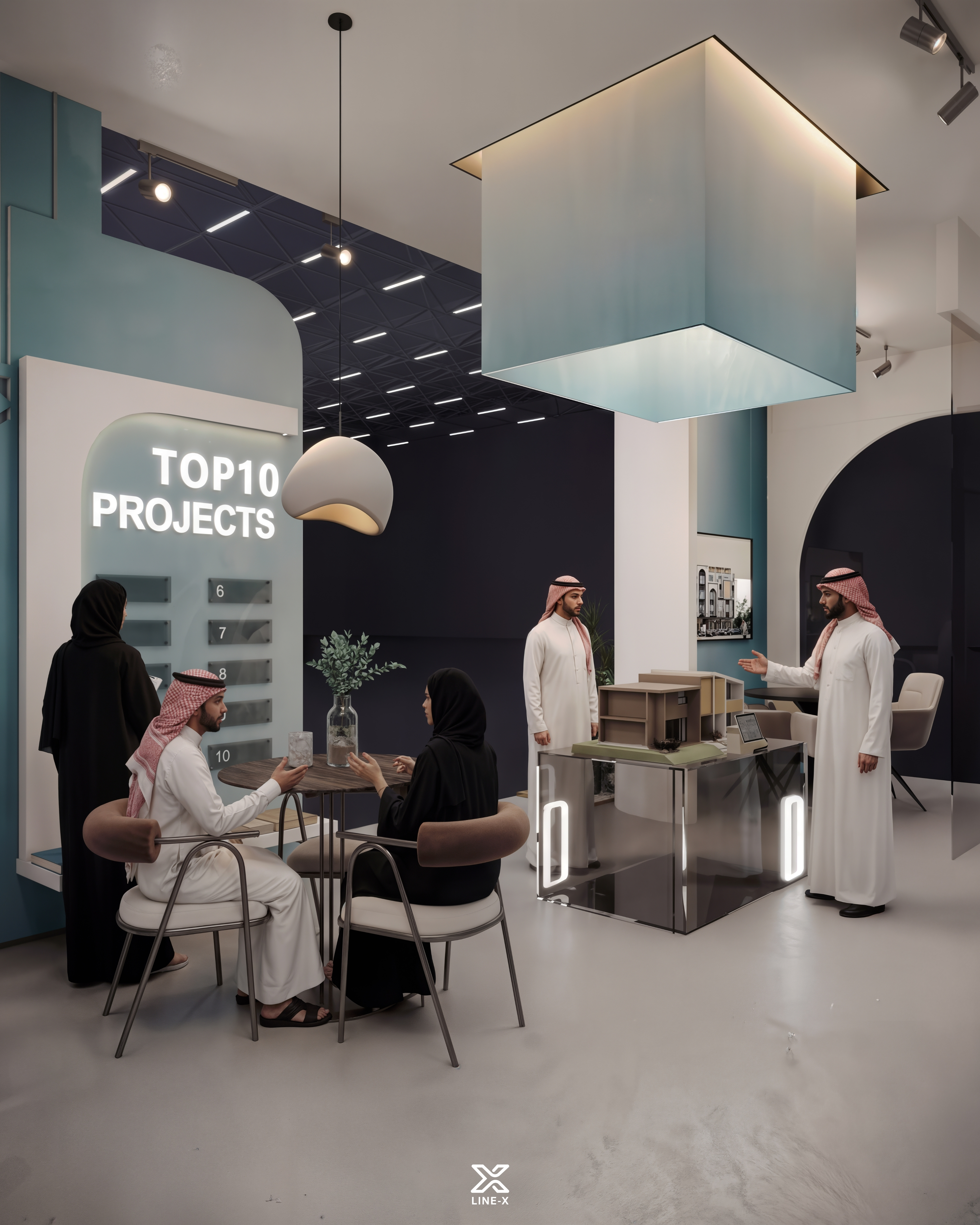 ZARWH Real Estate booth at Restatex Riyadh-7