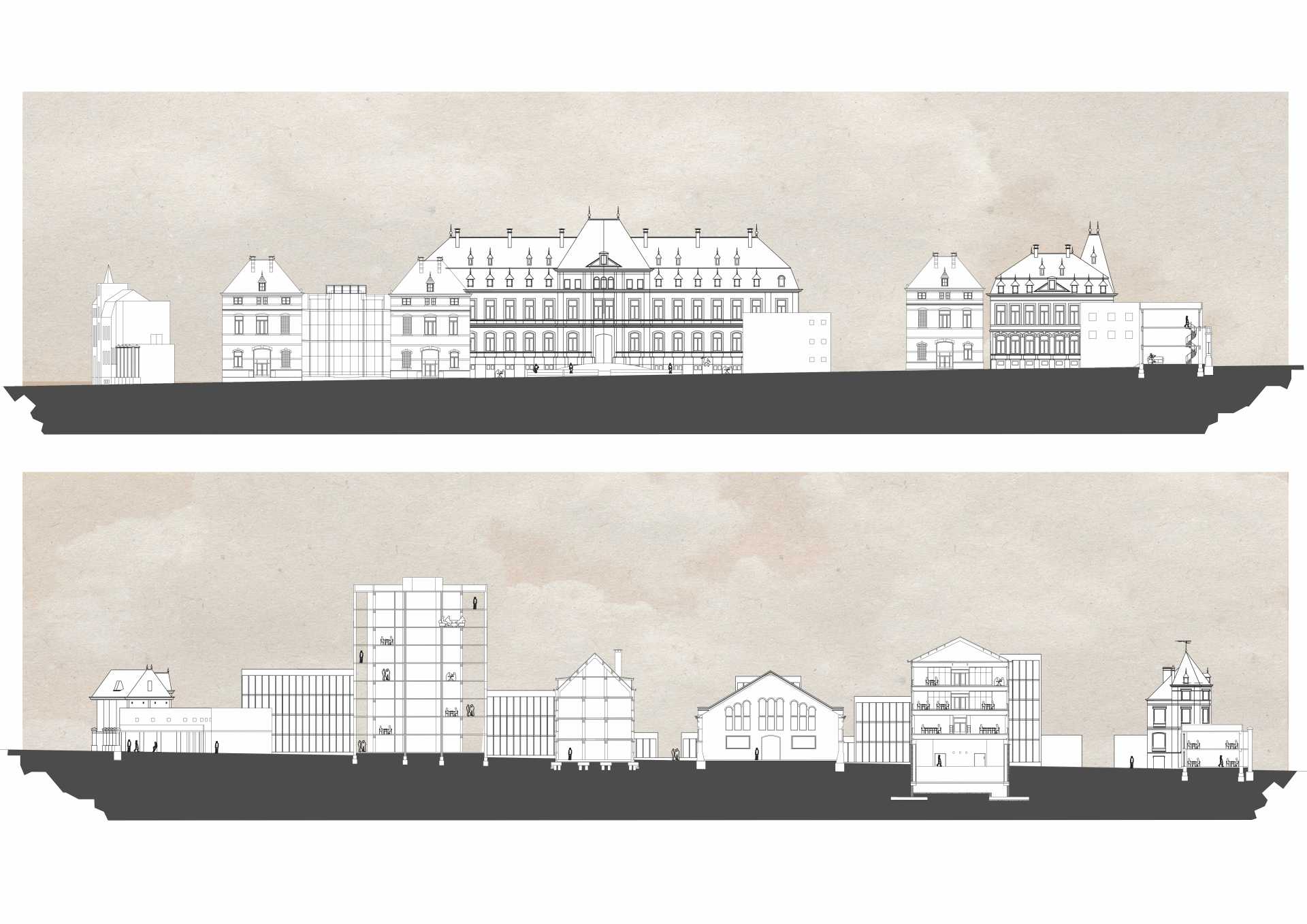 “Crown Barracks”从军事营房到大学校园改造丨比利时-21