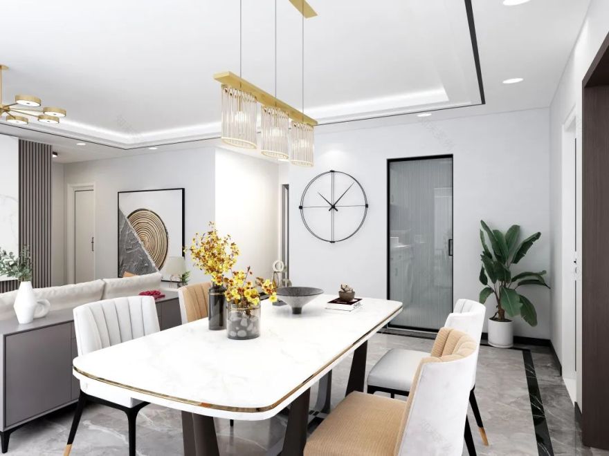 世界冠郡130㎡现代简约,简洁温雅的家,自由悠哉的生活-22