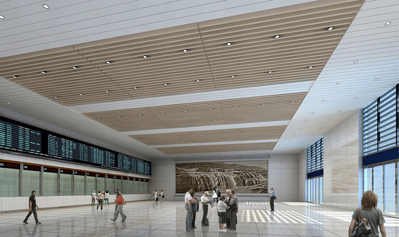 售票厅室内设计案例效果图-20