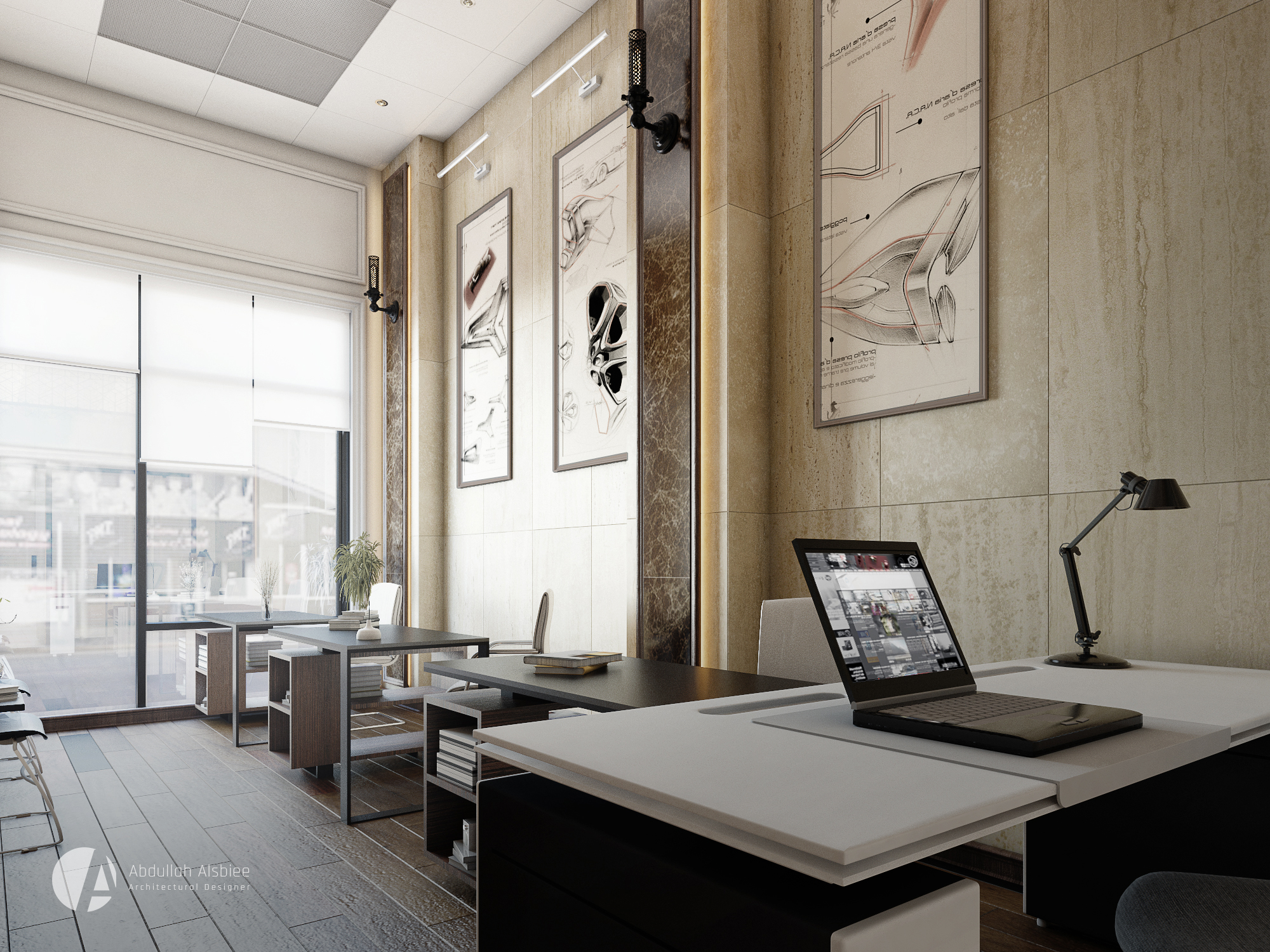 汽车办公室设计-5