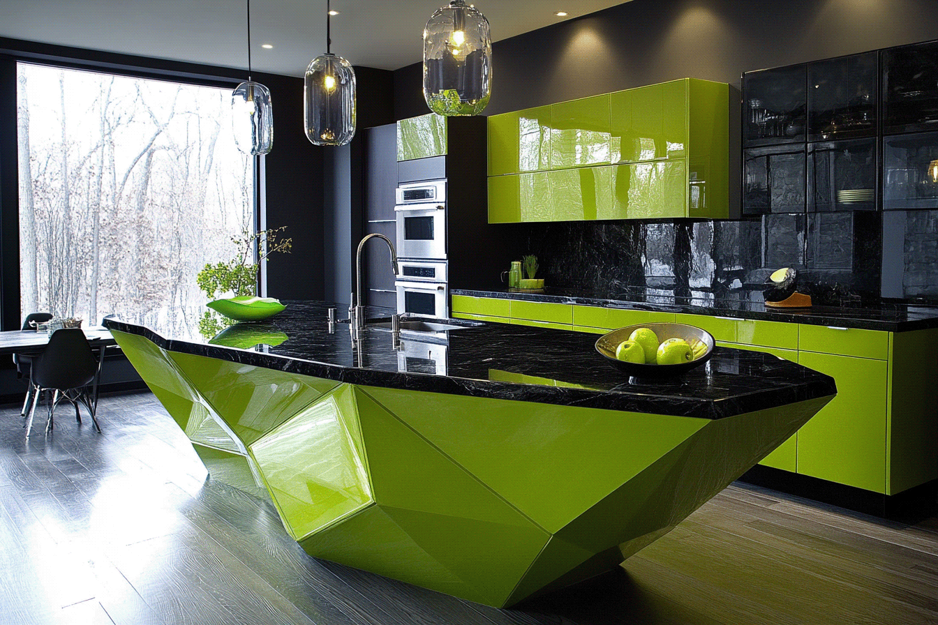 Extraordinary Bespoke Kitchen Islands by AICI-108