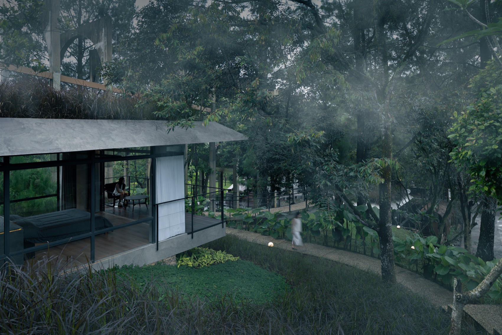 圣殿隧道花园丨印度丨RAD+AR-115