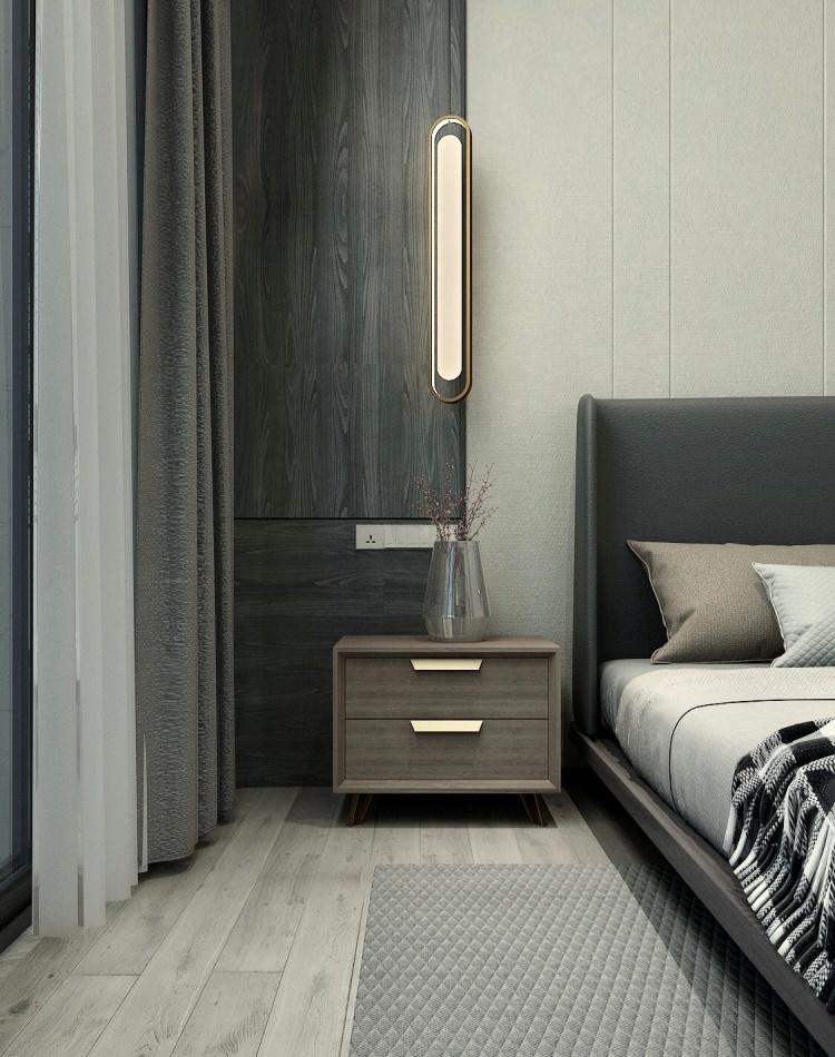 融合南北对流与女性力量的黑灰色系家居设计-44