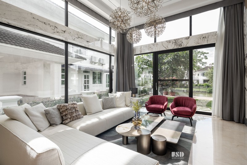 简约轻奢墅丨中国中山丨桥石设计-18