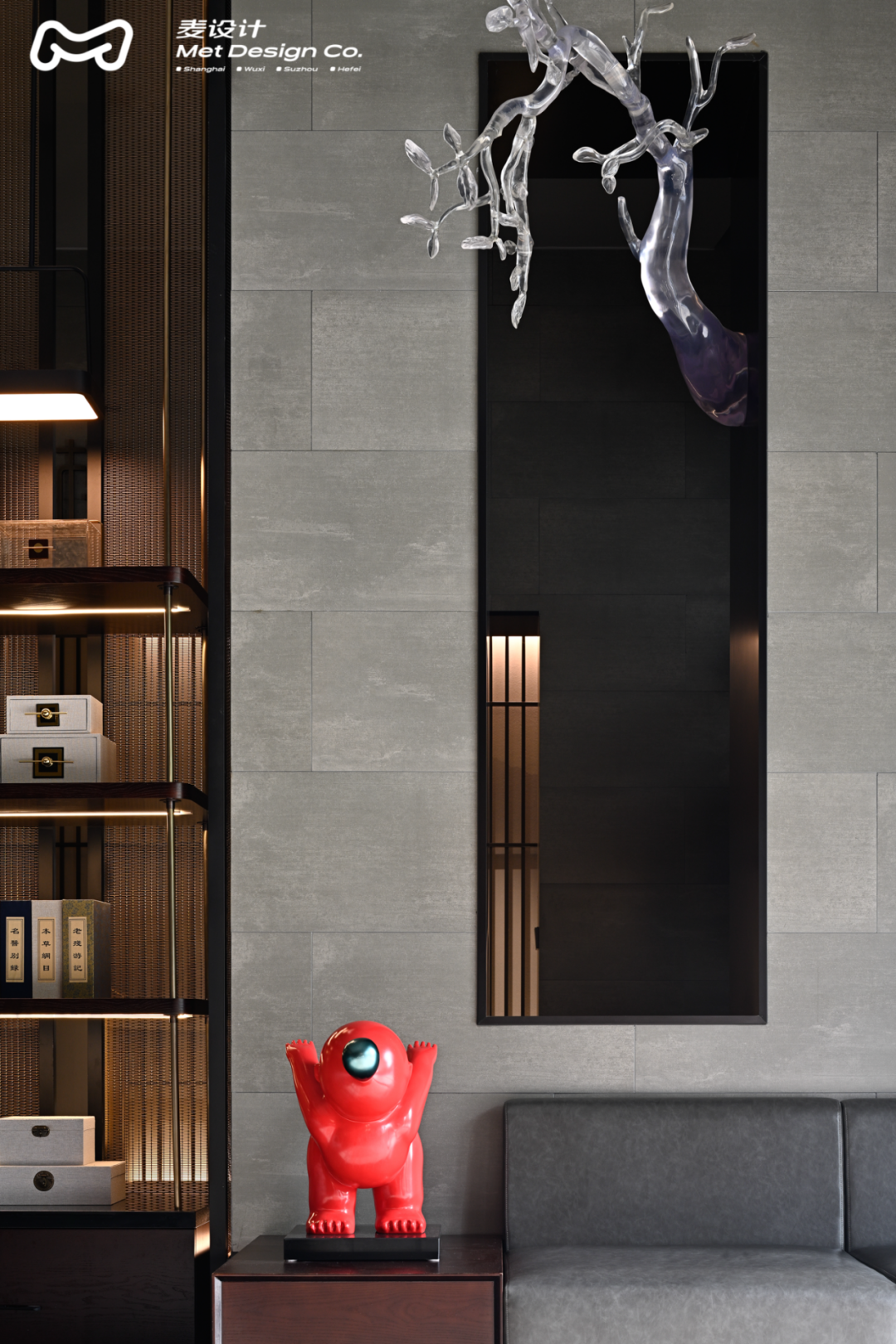 虞锦楼 · 宋代美学与现代艺术融合的中餐厅设计丨麦设计—粉色企鹅-10
