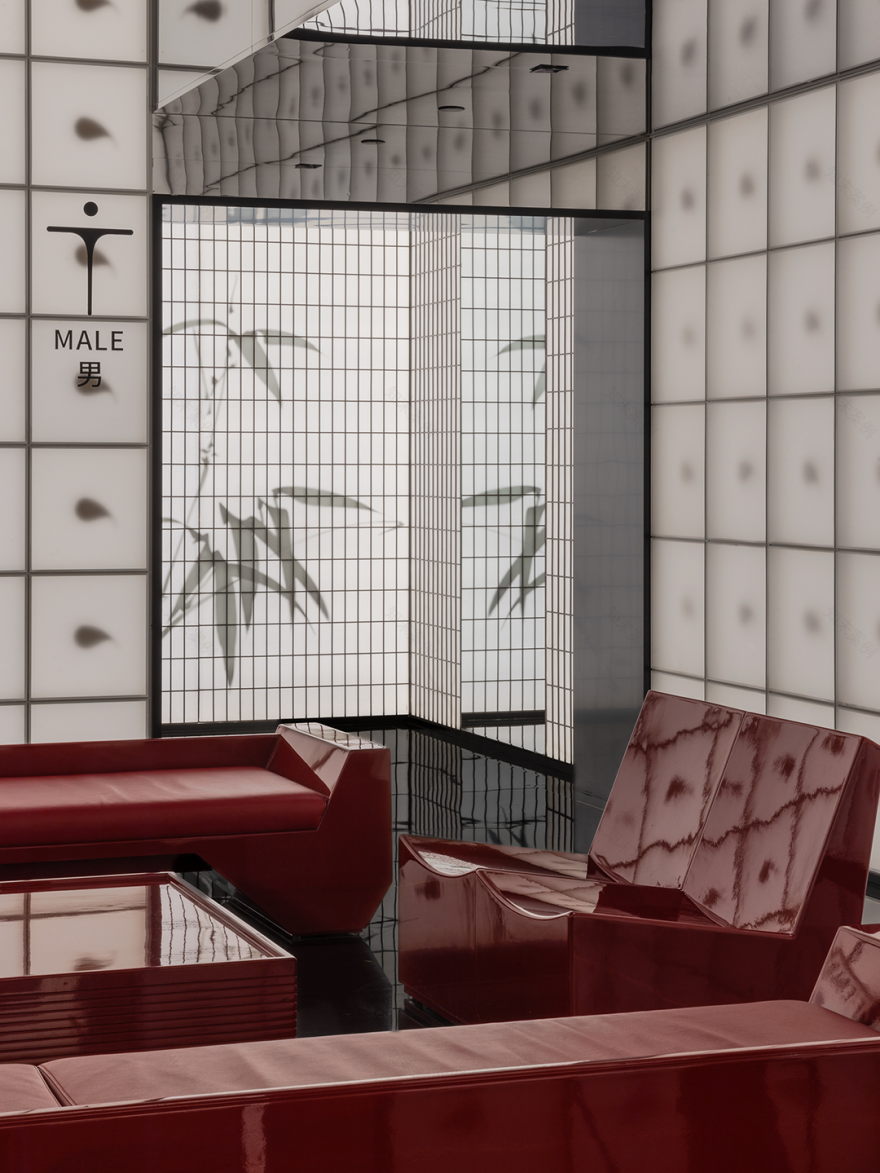 德基广场一期四层盥洗室丨中国南京丨唯想国际-42