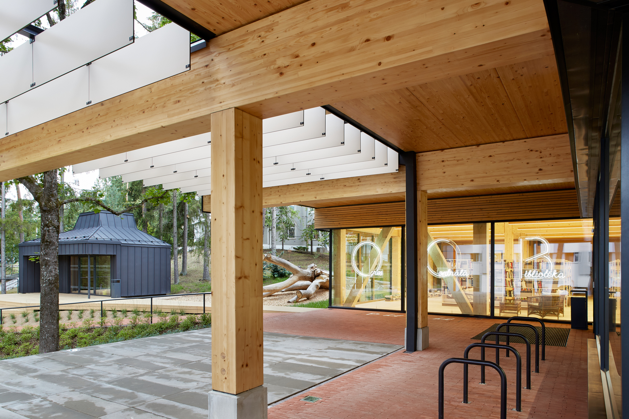 Ogre Central Library and Marriage Registry / PBR Architects Bureau-26