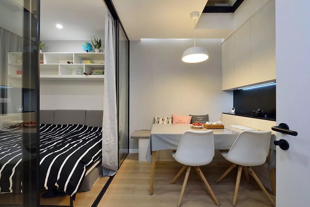 48㎡带阁楼老房改造，一室巧改三室，这设计服了！-14