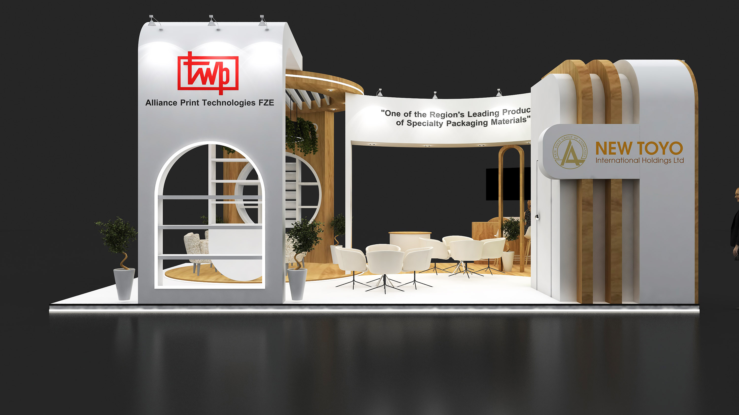 NEW TOYO 8X6M STALL DESIGN IN SAUDI-4