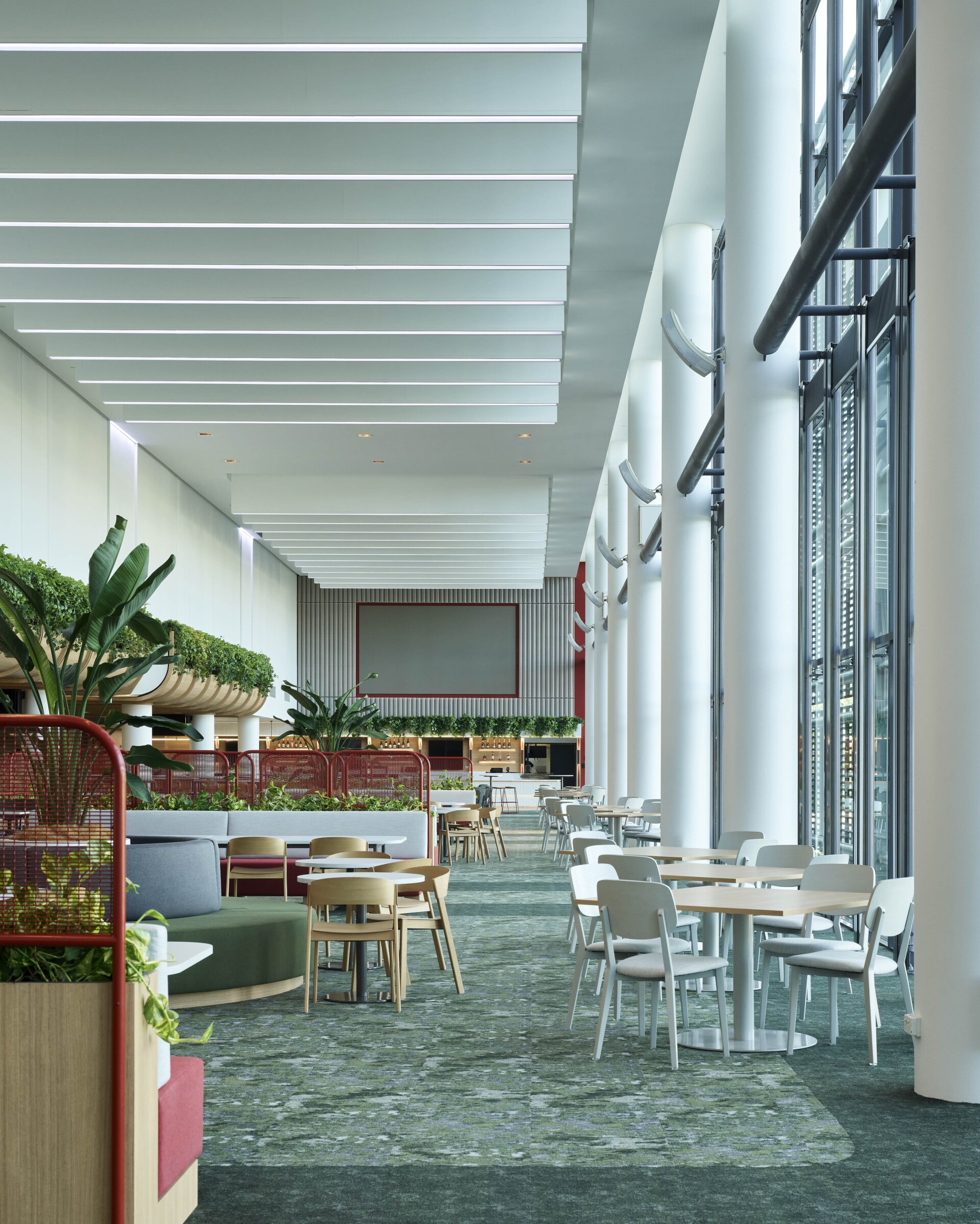 Queensland’s Suncorp Stadium hospitality spaces get a vibrant - and sustainable - update. | IndesignLive-9