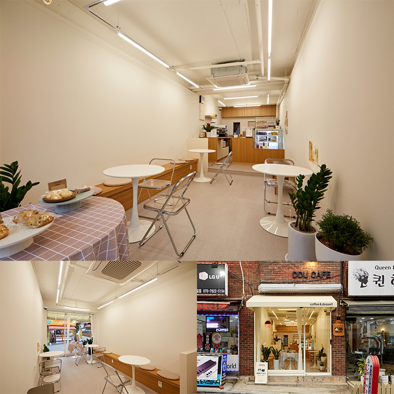 十平米迷你咖啡厅，极简风格的设计魅力-1