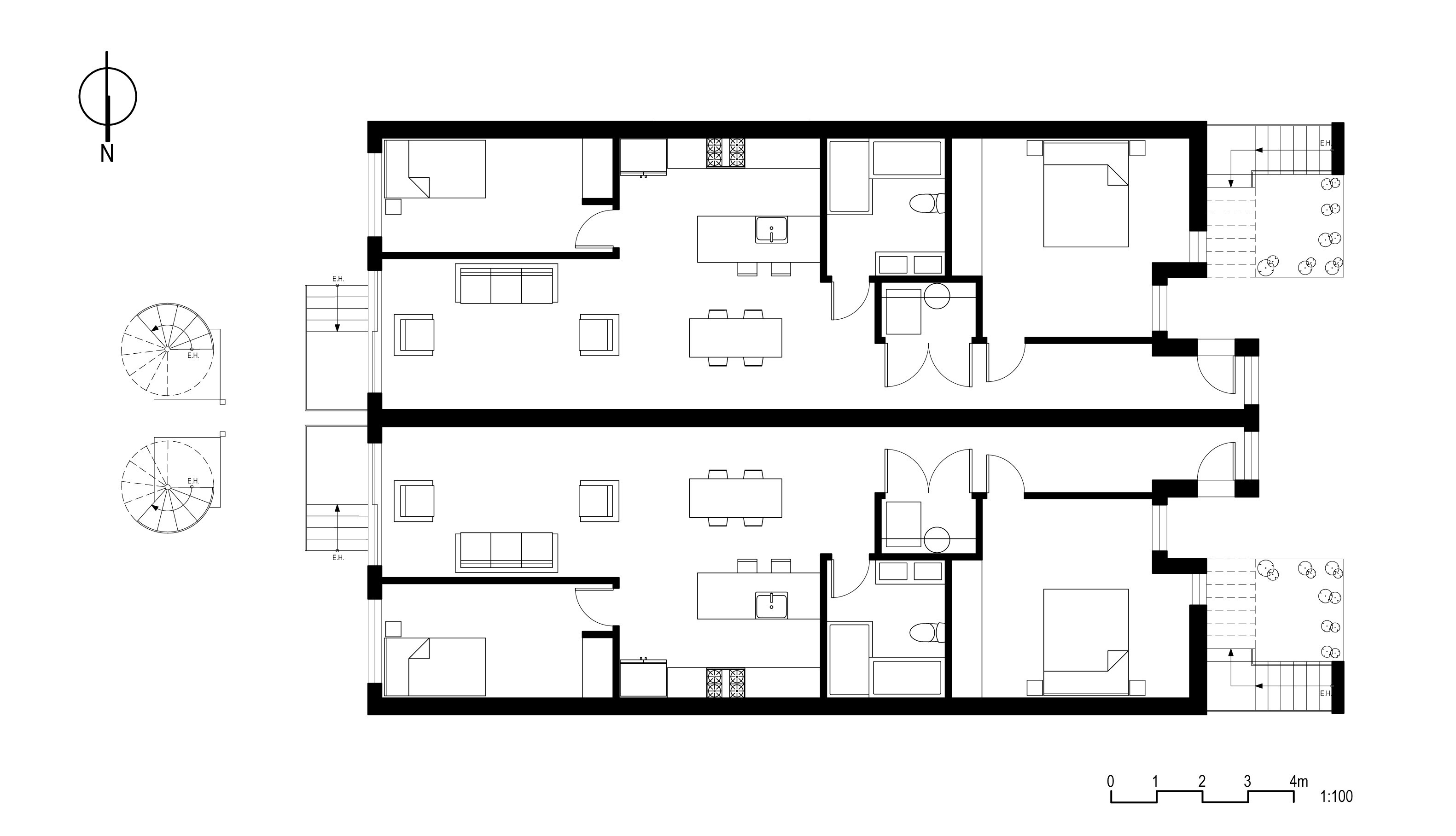 蒙特利尔 NotreDame 住宅设计丨加拿大蒙特利尔丨Le Borgne Rizk Architecture-37