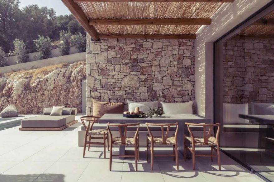 凯法利尼亚岛的石头别墅丨希腊丨Kleoniki Androni-16