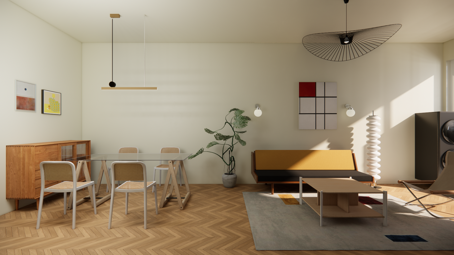 暖色室内搭配-1