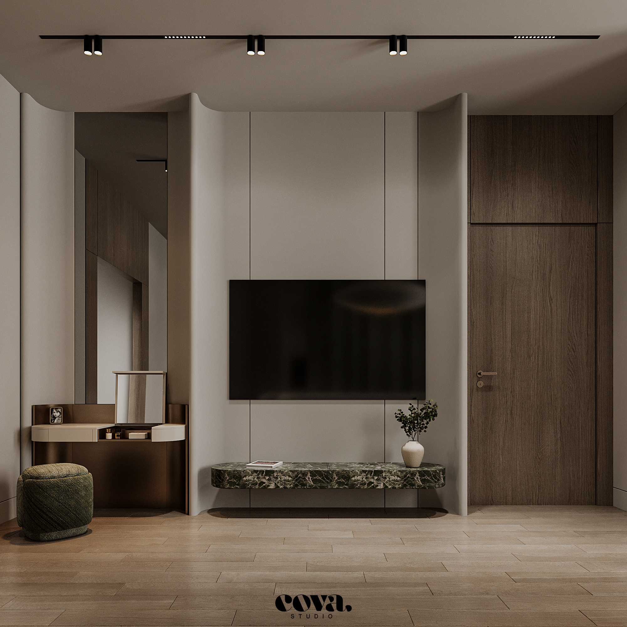 主卧室丨沙特阿拉伯丨Cova Studio-12