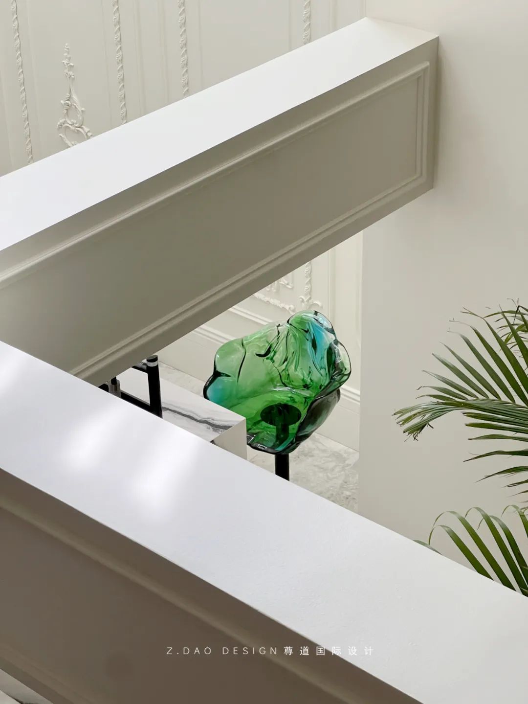 合肥『国贸天成』360㎡奶油法式风叠墅丨尊道国际设计-83