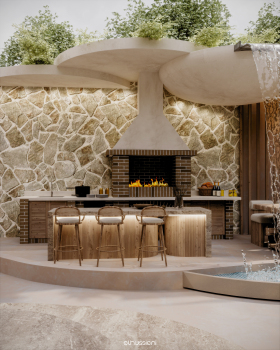 MODERN VILLA OUTDOOR LANDSCAPE DESIGN