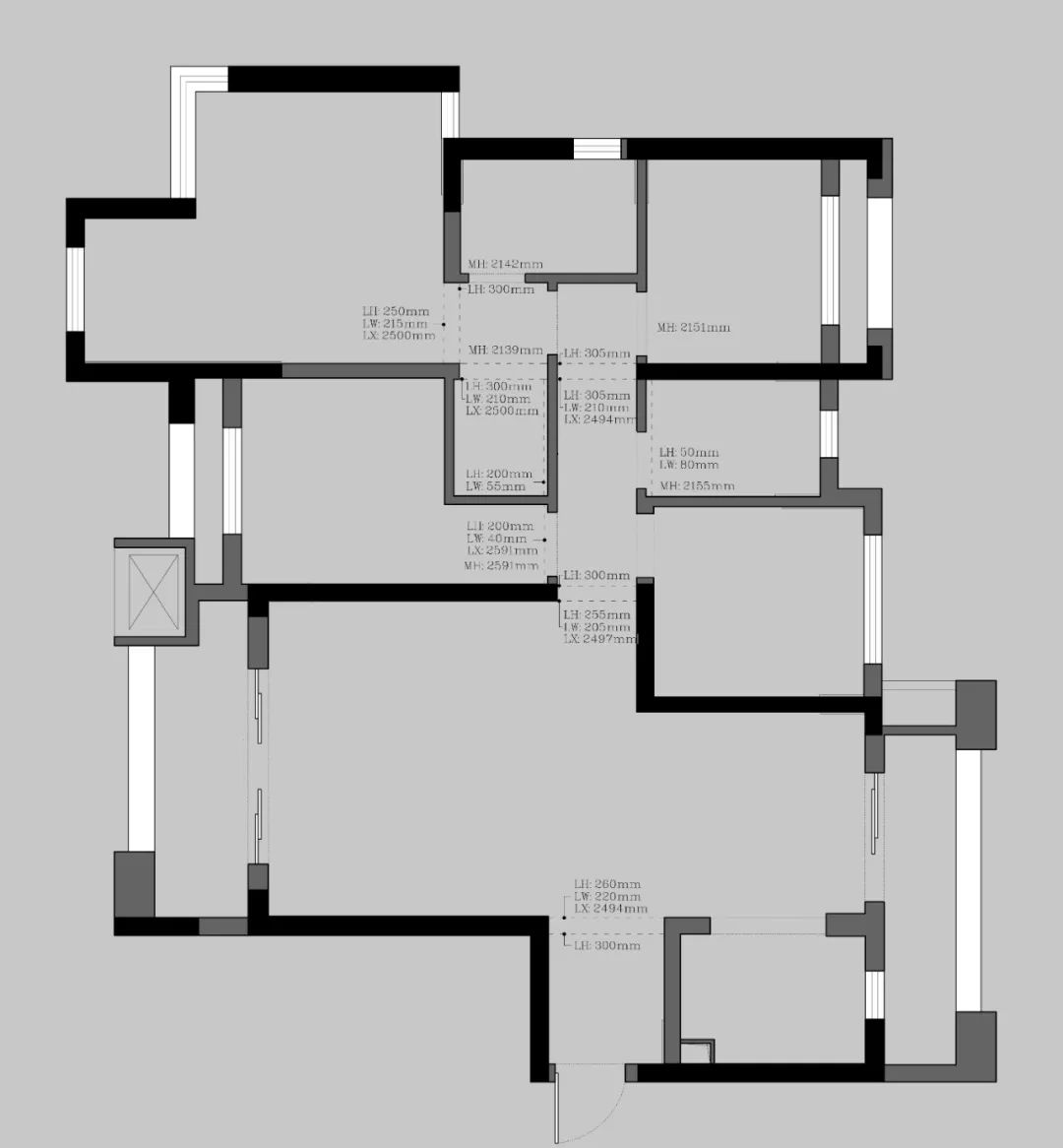 现代轻奢逐梦星尘,方平米设计温暖舒适空间-20