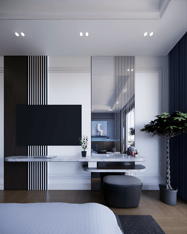 主卧室设计丨阿尔及利亚丨SAHLI FATEN-15