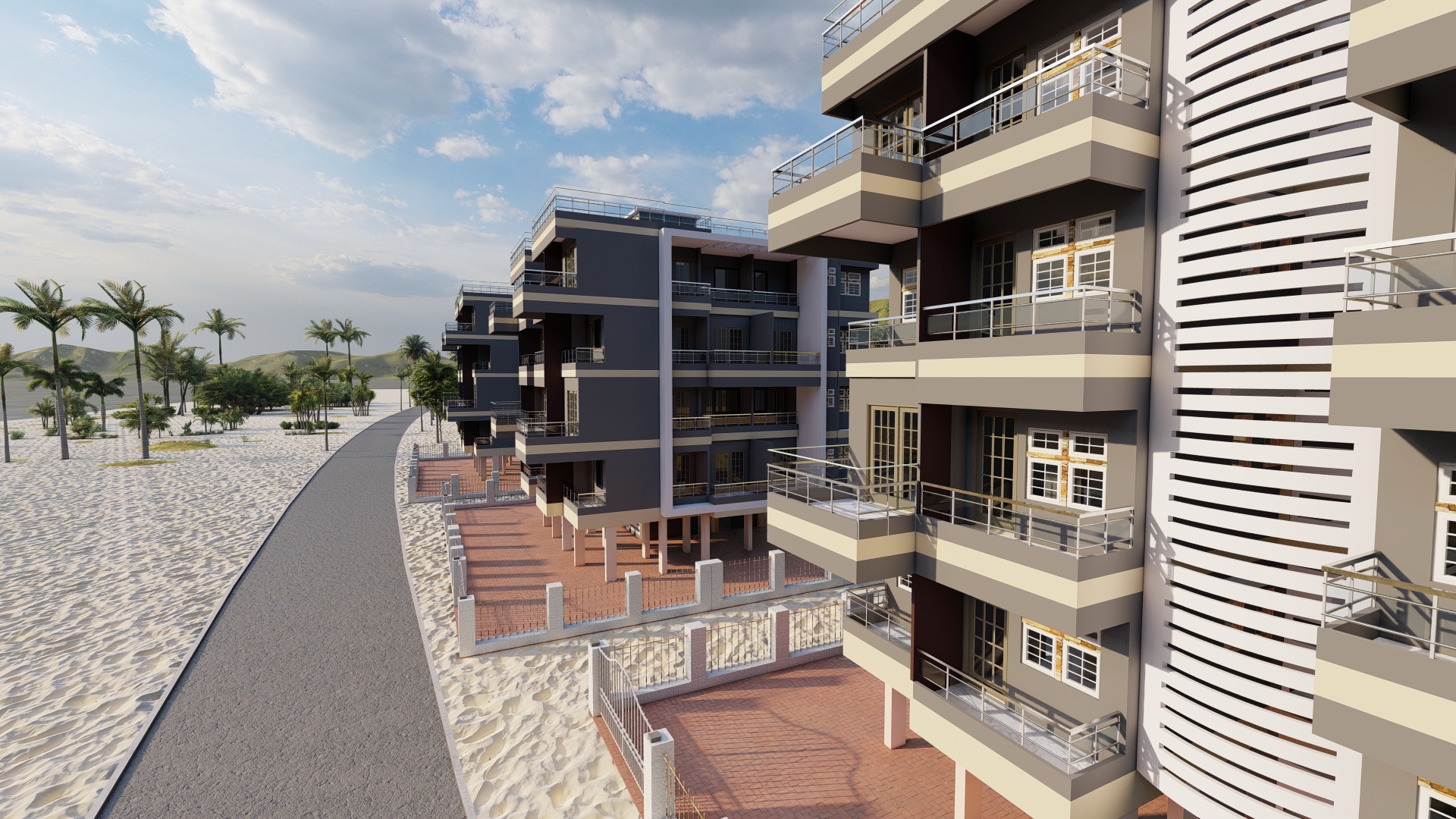 Revit Design House Exterior-7