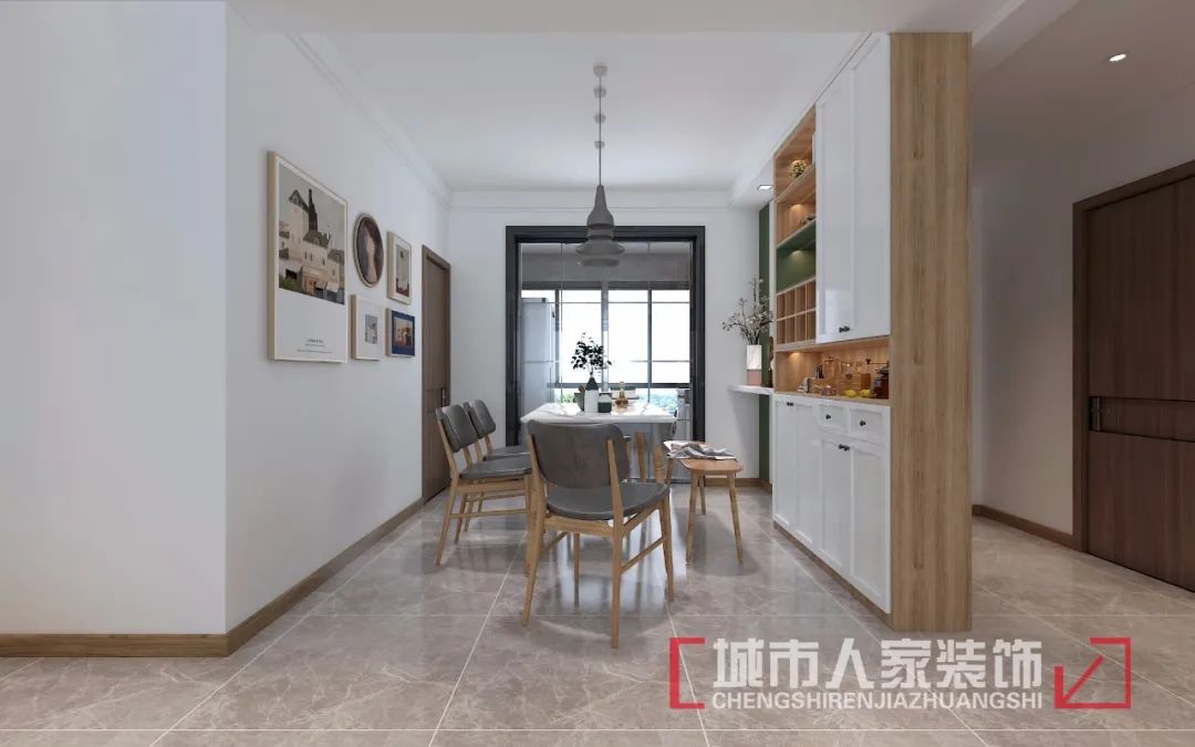 北欧风 136㎡艺术享受,简洁中见小心思-10