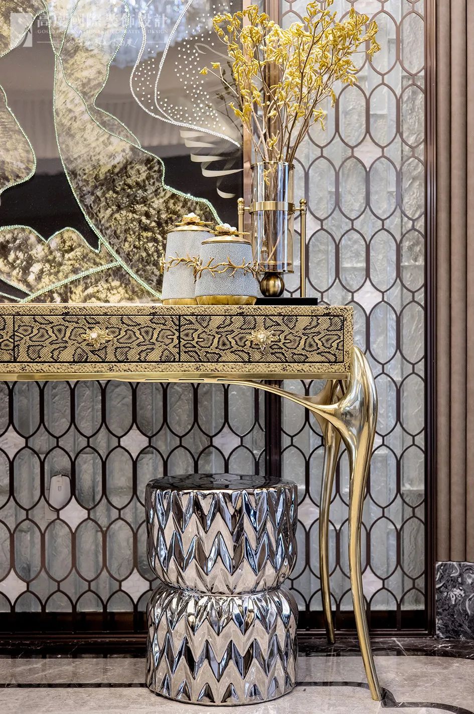 意式新奢华蓝白空间丨高度国际装饰设计集团武汉公司-24