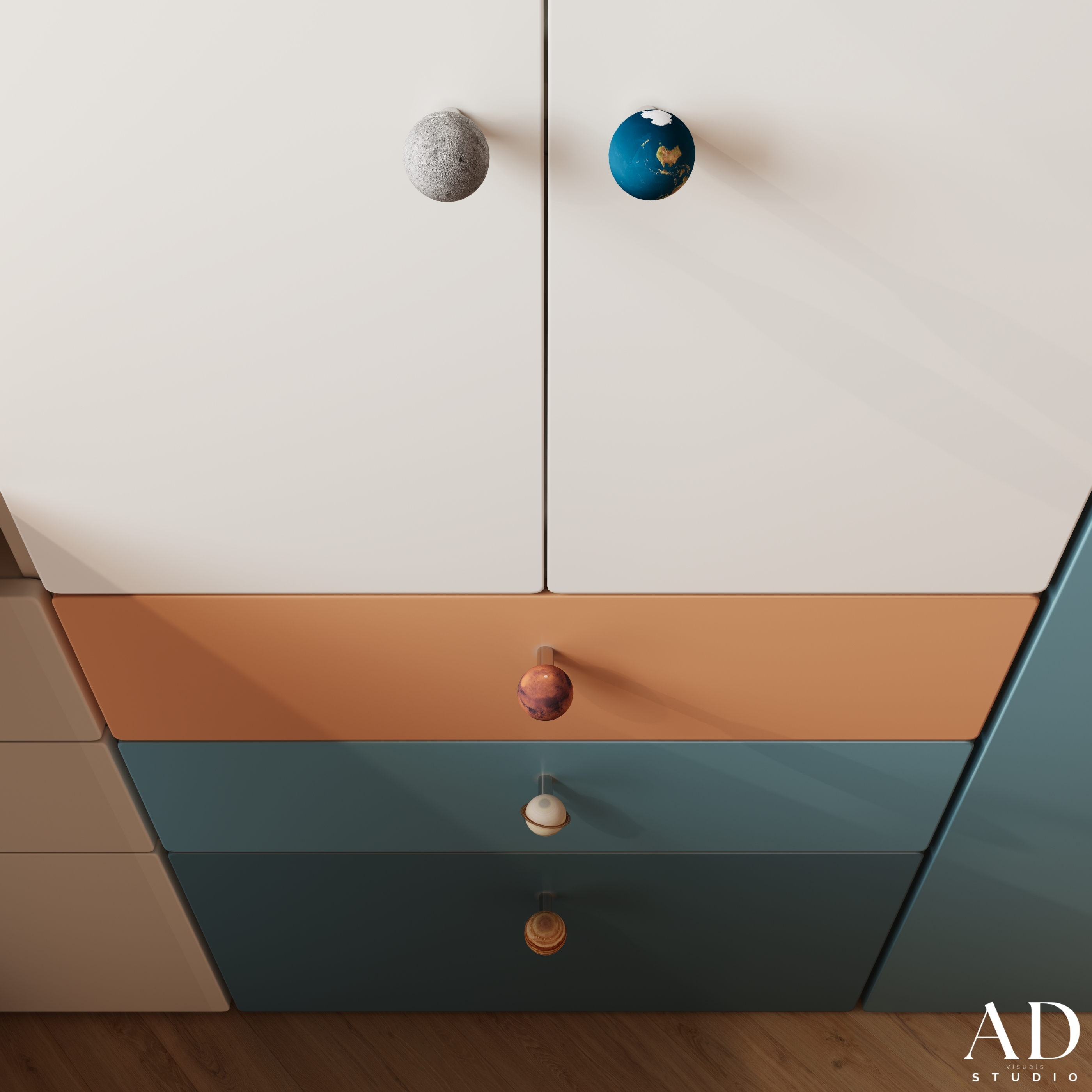 8.25 m² Boy’s Room — Space-Themed Inspired-17