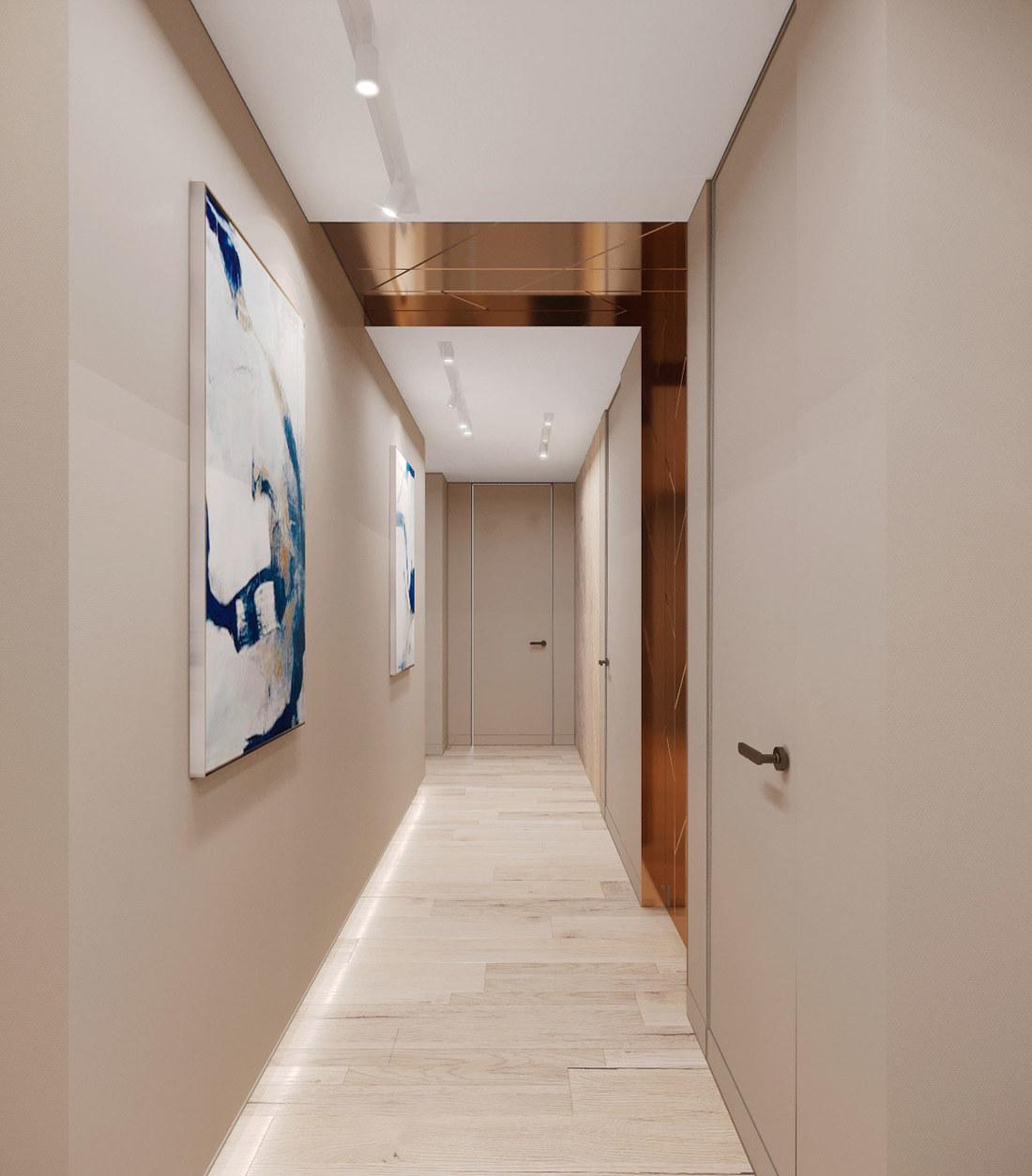 蓝色与金属元素打造的现代家居设计-23