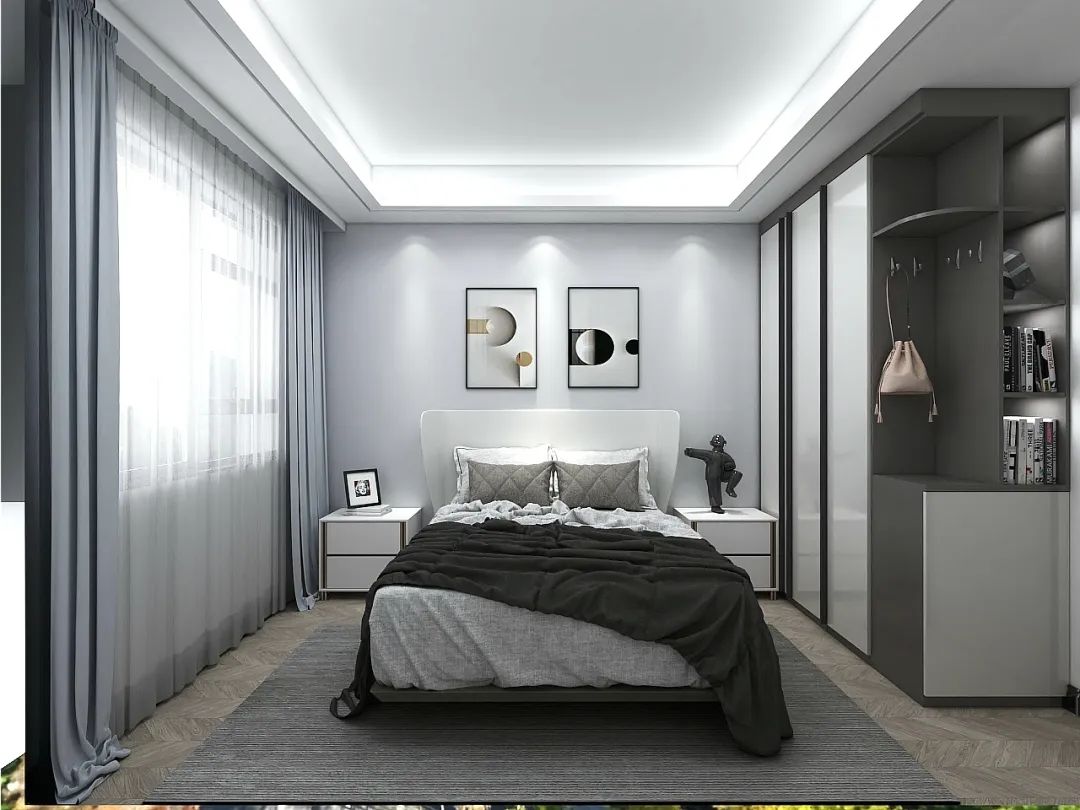 90 后夫妻的现代轻奢风双层别墅 | 简约、质感、共享美好食光-60