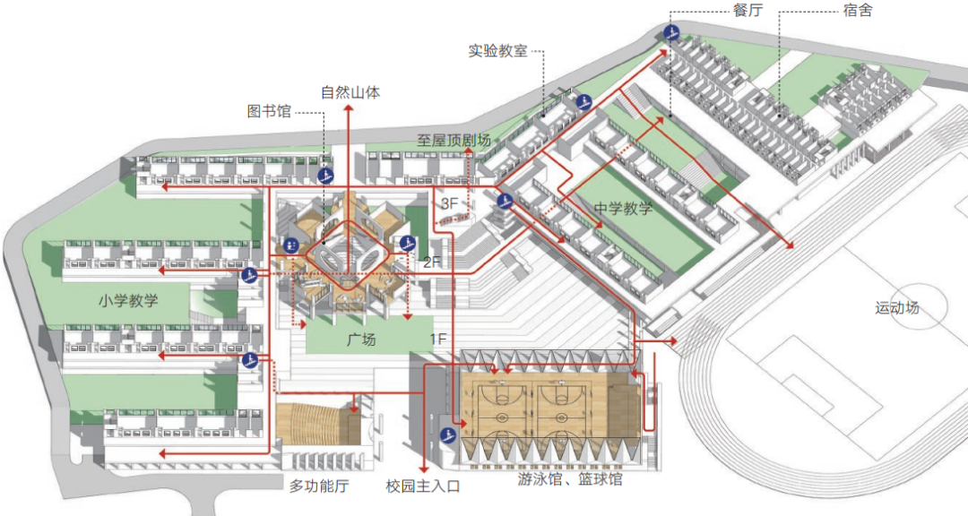 【AT建筑师说技艺】回到起点——河源星河学校公共空间的塑造-52