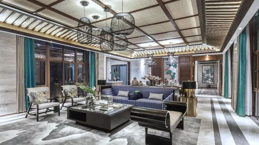 闲适东方,白金海岸别墅样板房演绎浮生之闲-19